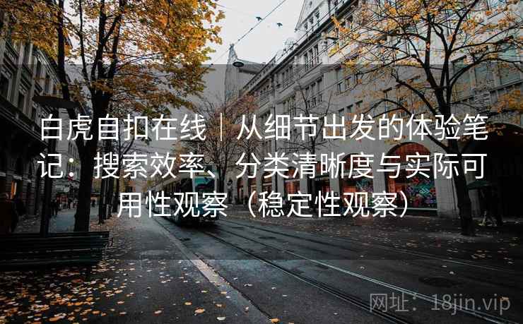 白虎自扣在线｜从细节出发的体验笔记：搜索效率、分类清晰度与实际可用性观察（稳定性观察）
