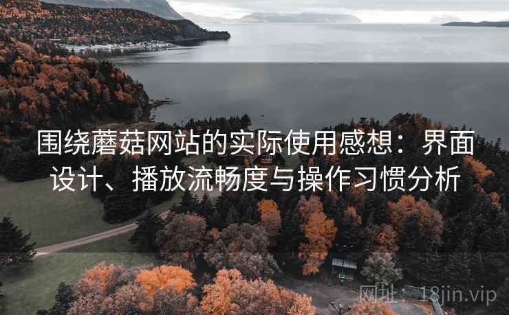 围绕蘑菇网站的实际使用感想：界面设计、播放流畅度与操作习惯分析