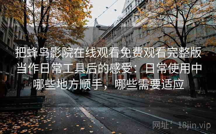 把蜂鸟影院在线观看免费观看完整版当作日常工具后的感受：日常使用中哪些地方顺手，哪些需要适应