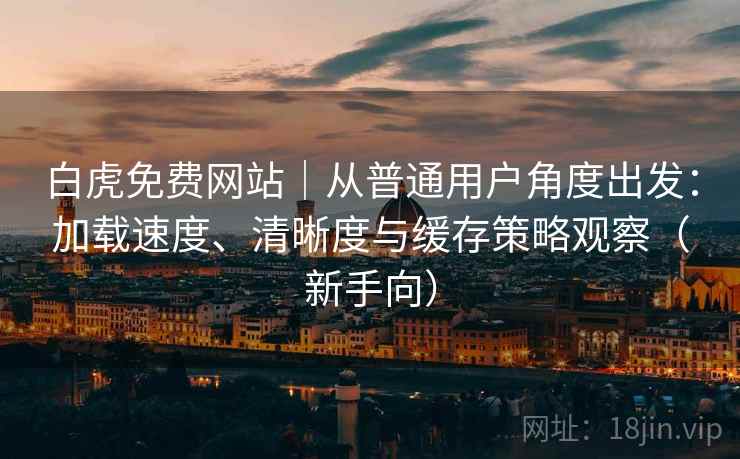 白虎免费网站|从普通用户角度出发:加载速度、清晰度与缓存策略观察(新手向) 白虎免费网站|从普通用户角度出发:加载速度、清晰度与缓存策略观察(新手向)